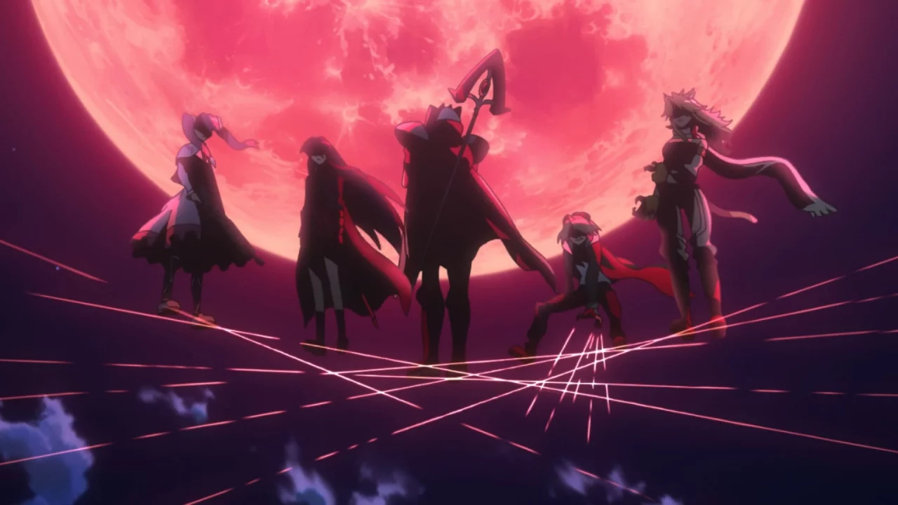 Akame ga kill, небо, ночь, убийцы, Рабак