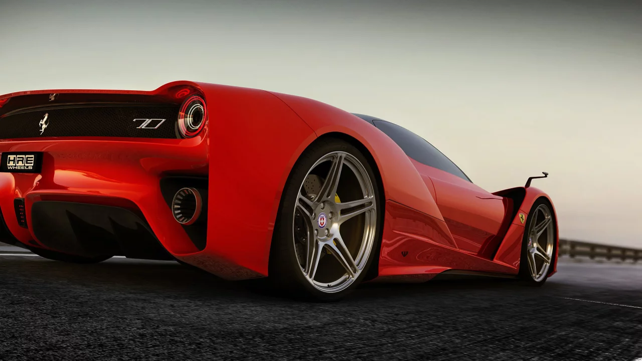 феррари, concept, ferrari, рендер
