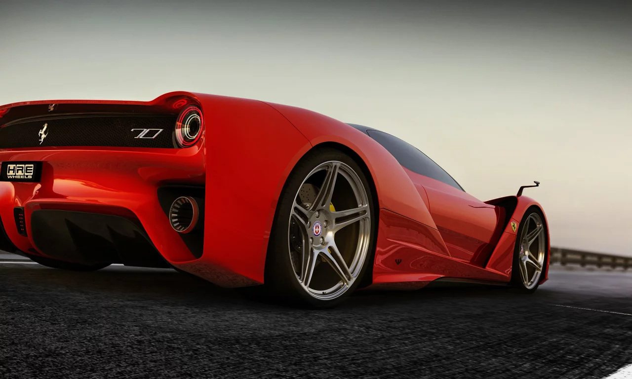феррари, concept, ferrari, рендер