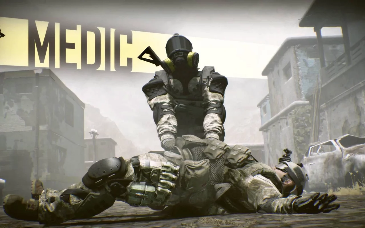 Warface, медик, война, воскрешение