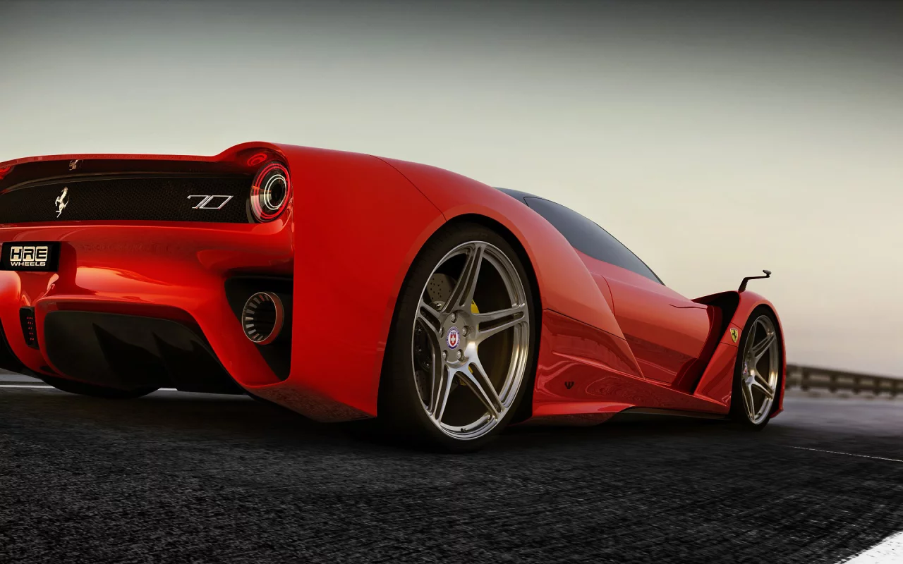 феррари, concept, ferrari, рендер