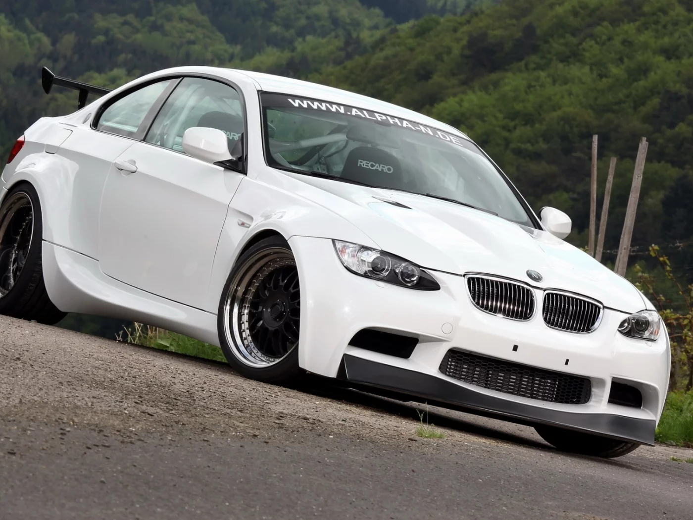 тюнинг, alpha-n, m3, bmw, белый, бмв, передок, bt92, фон, e92, tuning