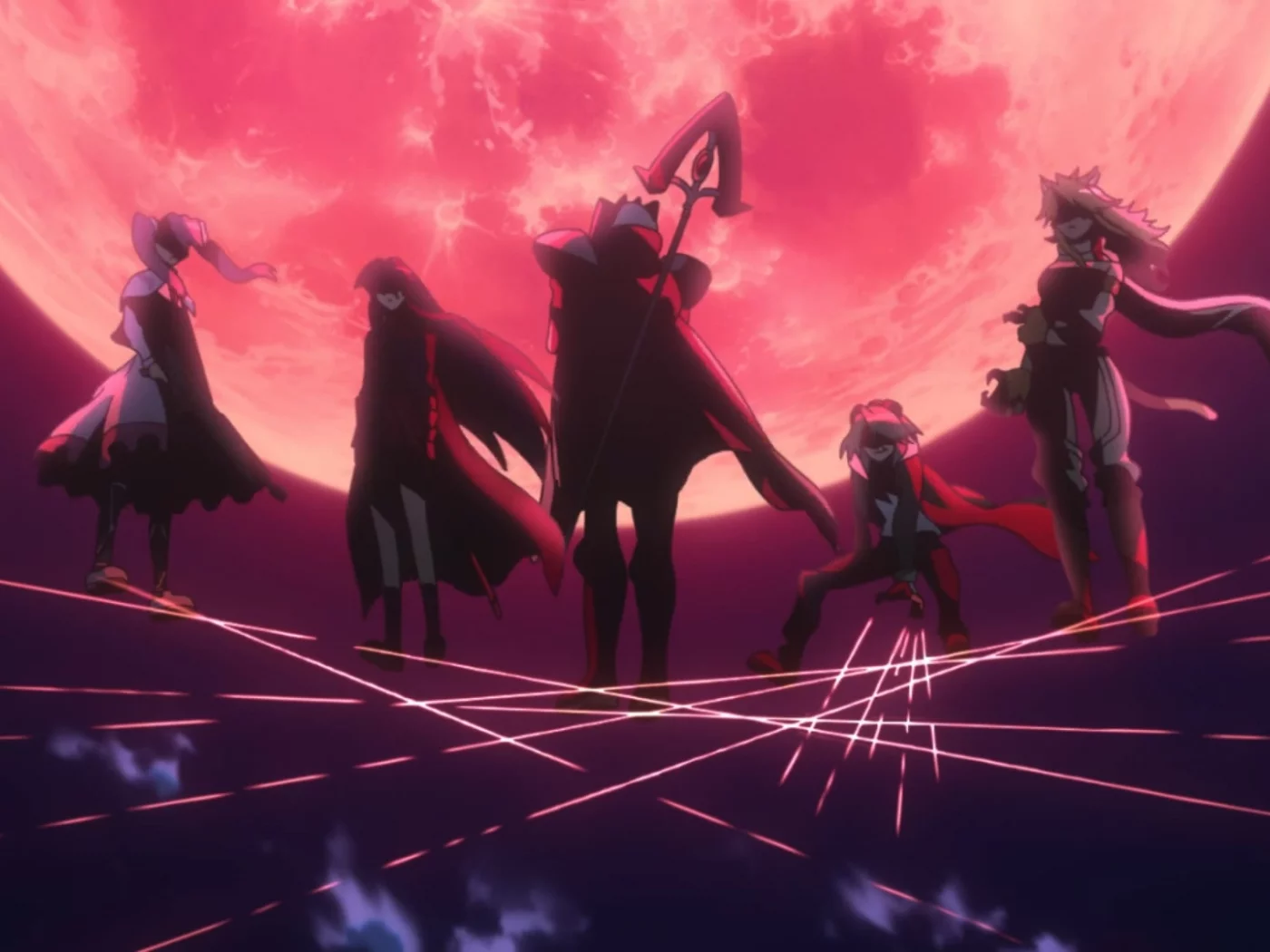 Akame ga kill, небо, ночь, убийцы, Рабак
