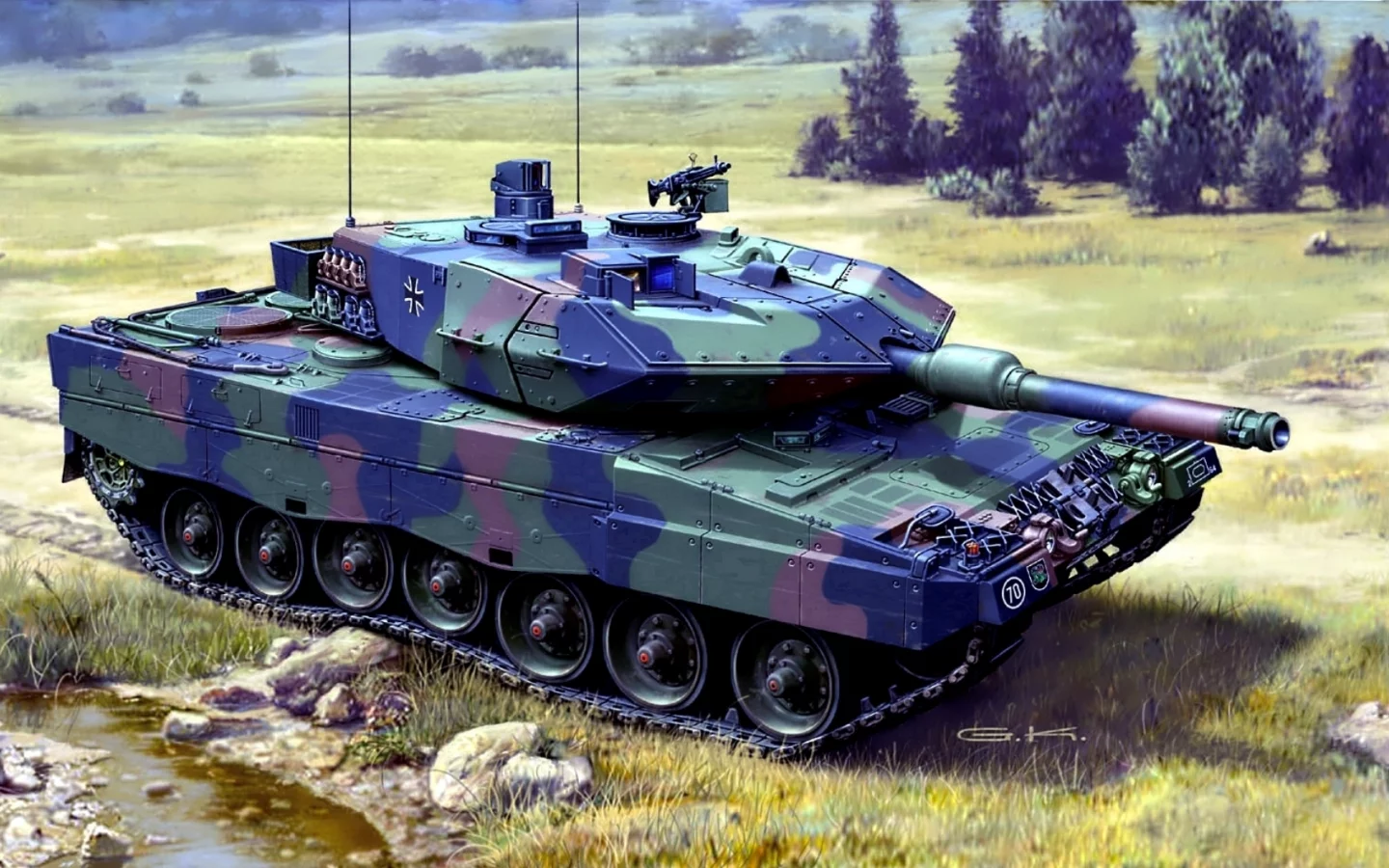немецкий, леопард 2, боевой, арт, танк, основной, leopard 2
