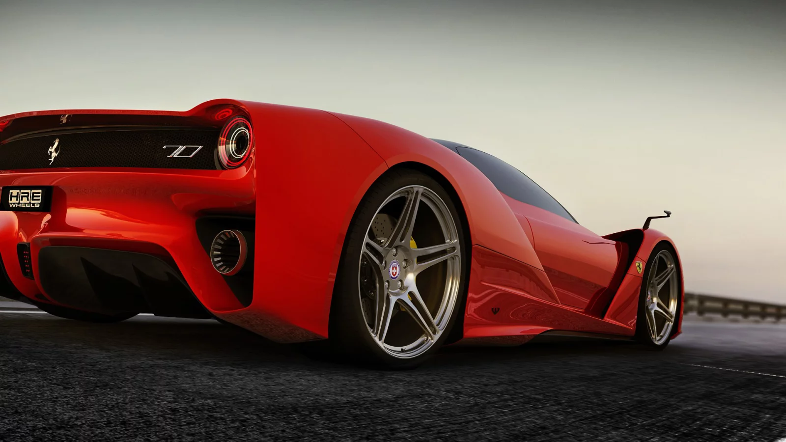 феррари, concept, ferrari, рендер