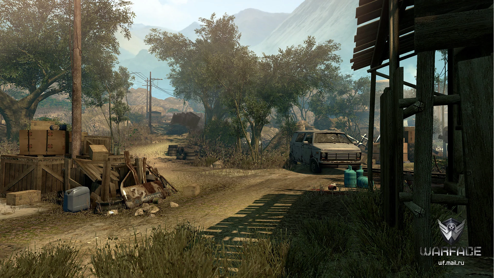 Warface, земля, горы, геймплей