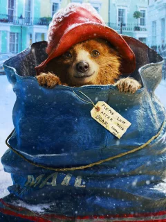 почта, медведь, снег