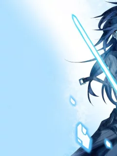 оружие, световой меч, пистолет, sword art online, арт, фон