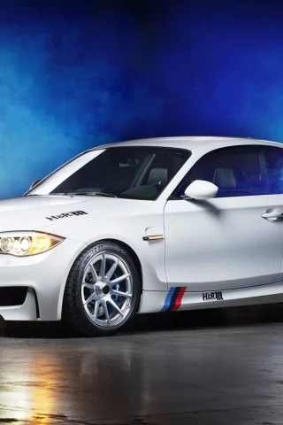 бмв, тюнинг, bmw 1m coupe, дым