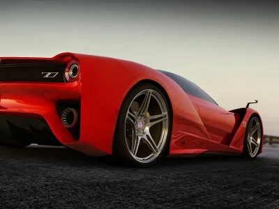 феррари, concept, ferrari, рендер