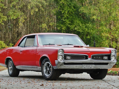 hardtop, понтиак, retro, 1967, pontiac, muscle car, classic, gto, гто, red, coupe