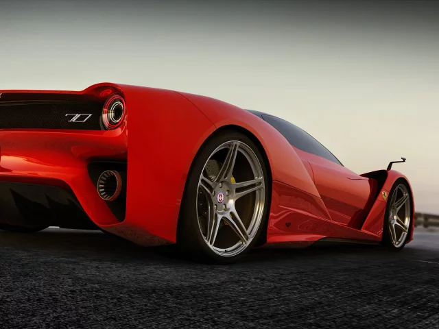 феррари, concept, ferrari, рендер