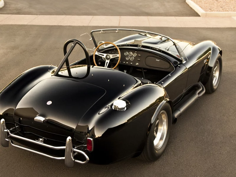 classic, cabrio, cobra, shelby, back, black, 427