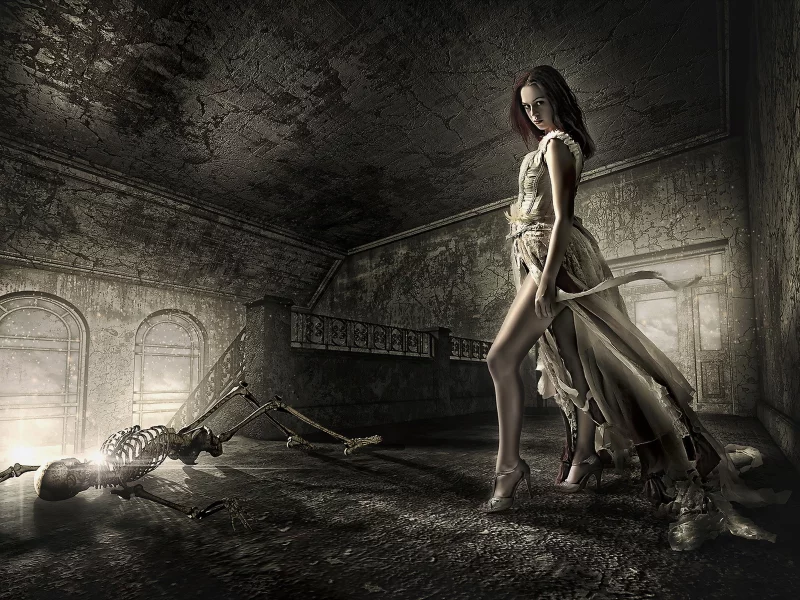 skeleton, lost, soul, death, dead, decay
