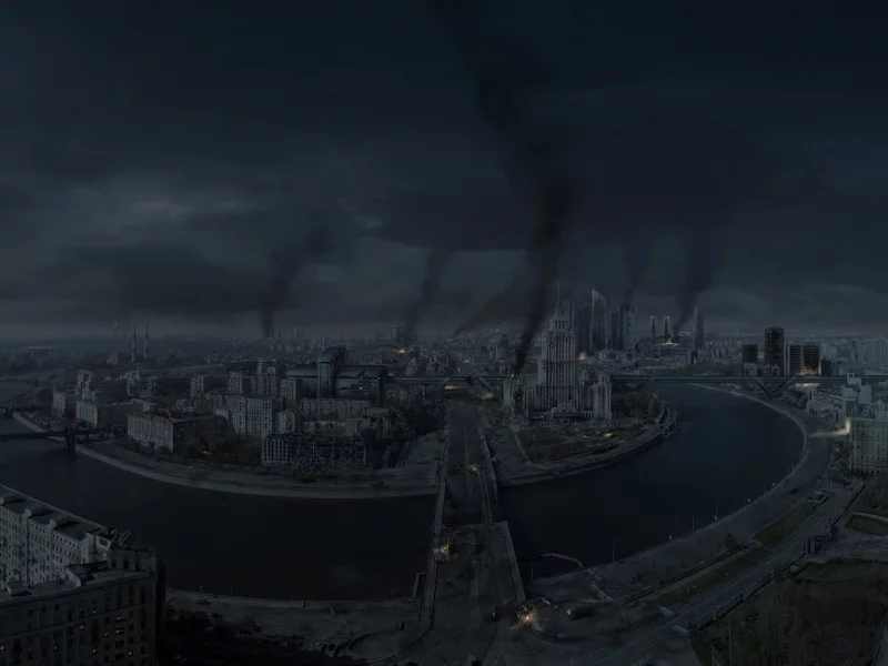 война, ночь, москва, россия, город