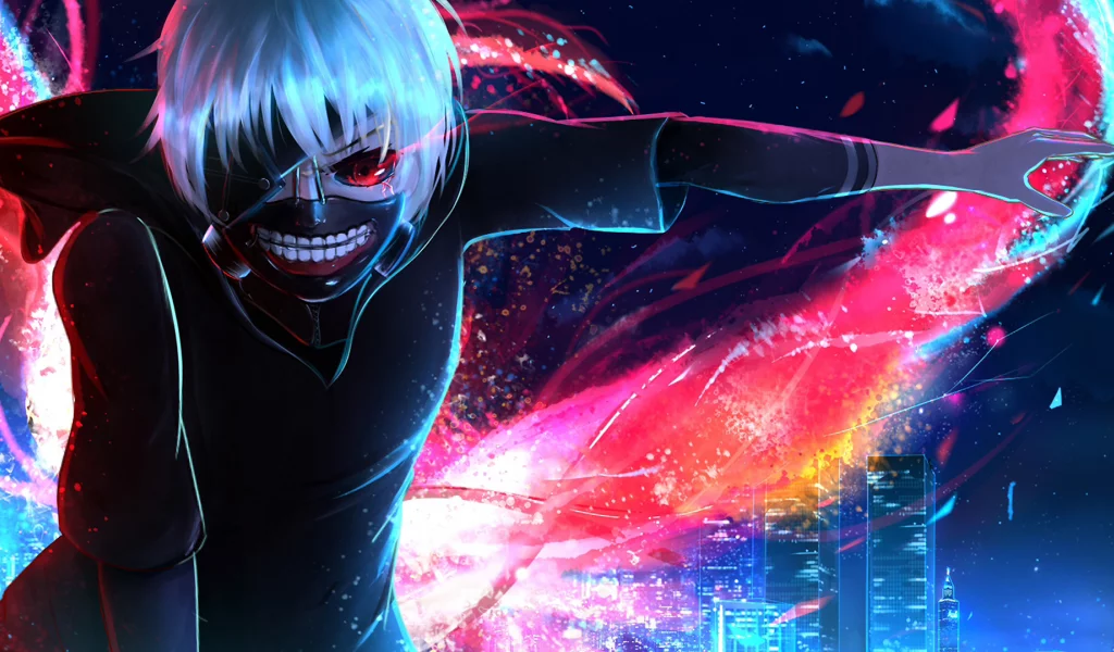 Канэки, маска, tokyo ghoul