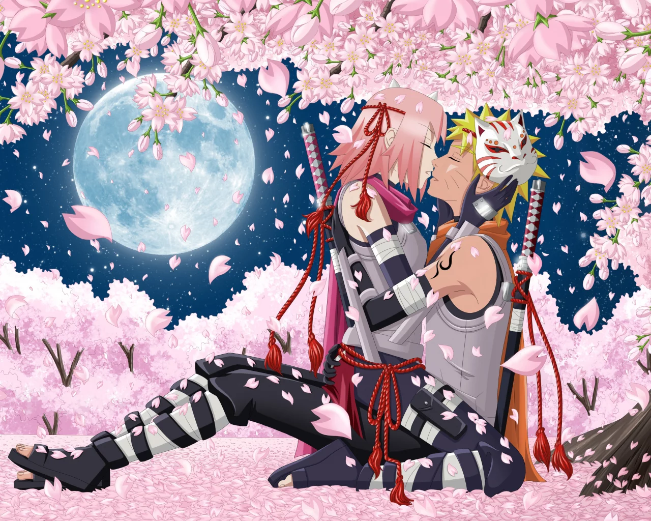 арт, аниме, naruto, девушка, uzumaki naruto, hanabi-rin, наруто, haruno sakura