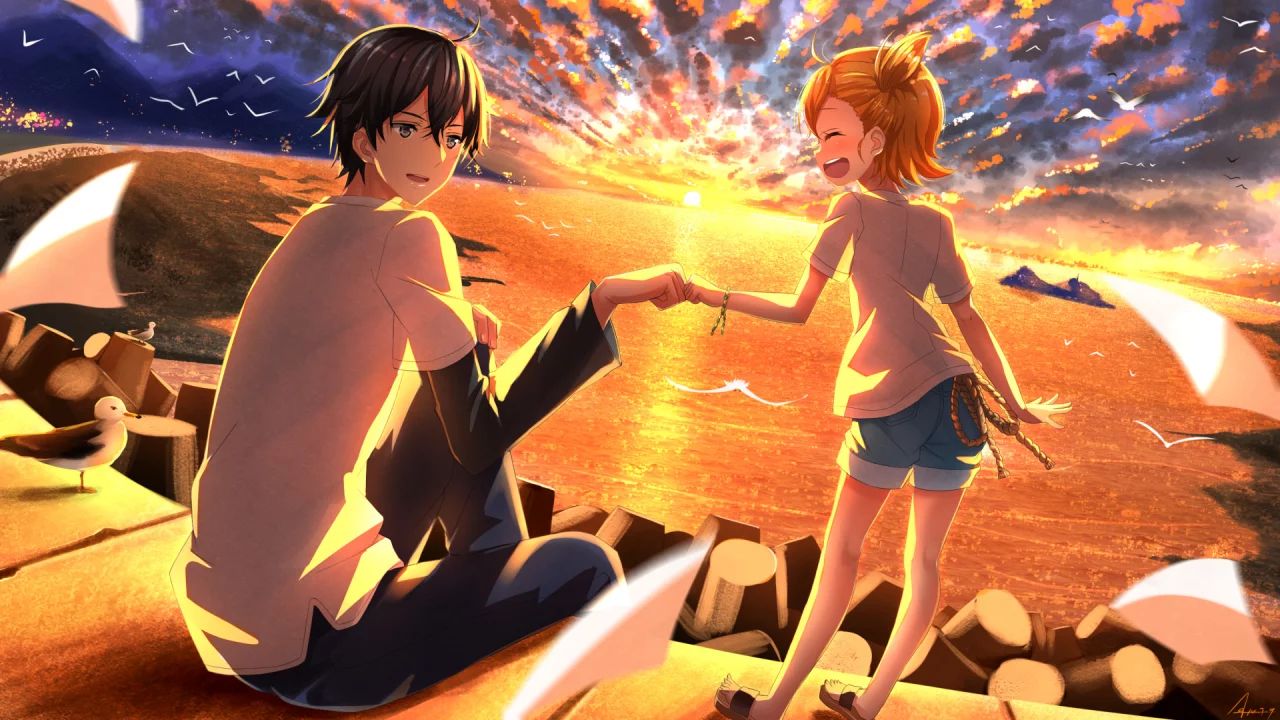 Barakamon, сэнсэй, нару, закат