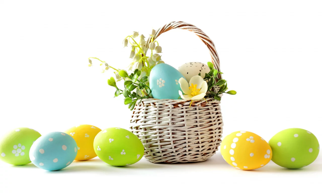 spring, flowers, pastel, eggs, easter, пасха, basket, весна, яйца, delicate