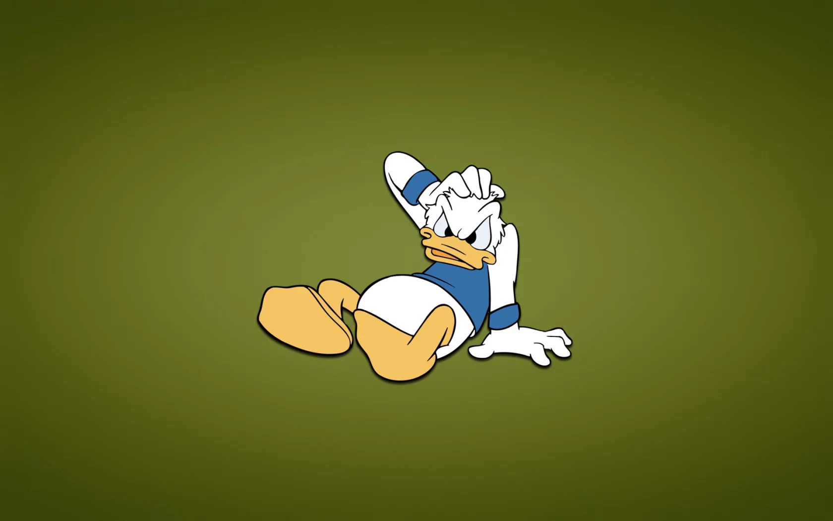 зеленоватый фон, хмуристый, утка, дисней, walt disney