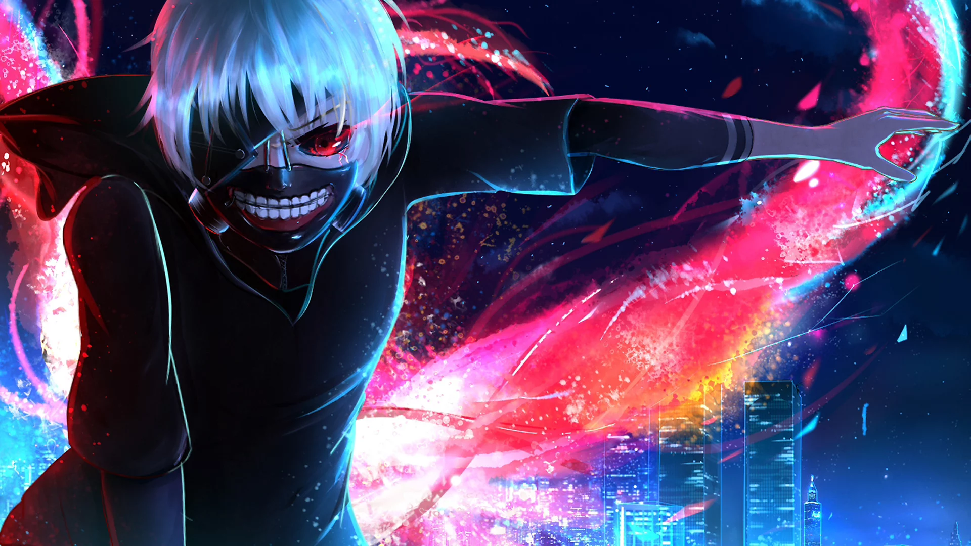 Канэки, маска, tokyo ghoul