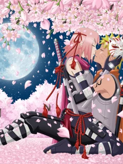 арт, аниме, naruto, девушка, uzumaki naruto, hanabi-rin, наруто, haruno sakura