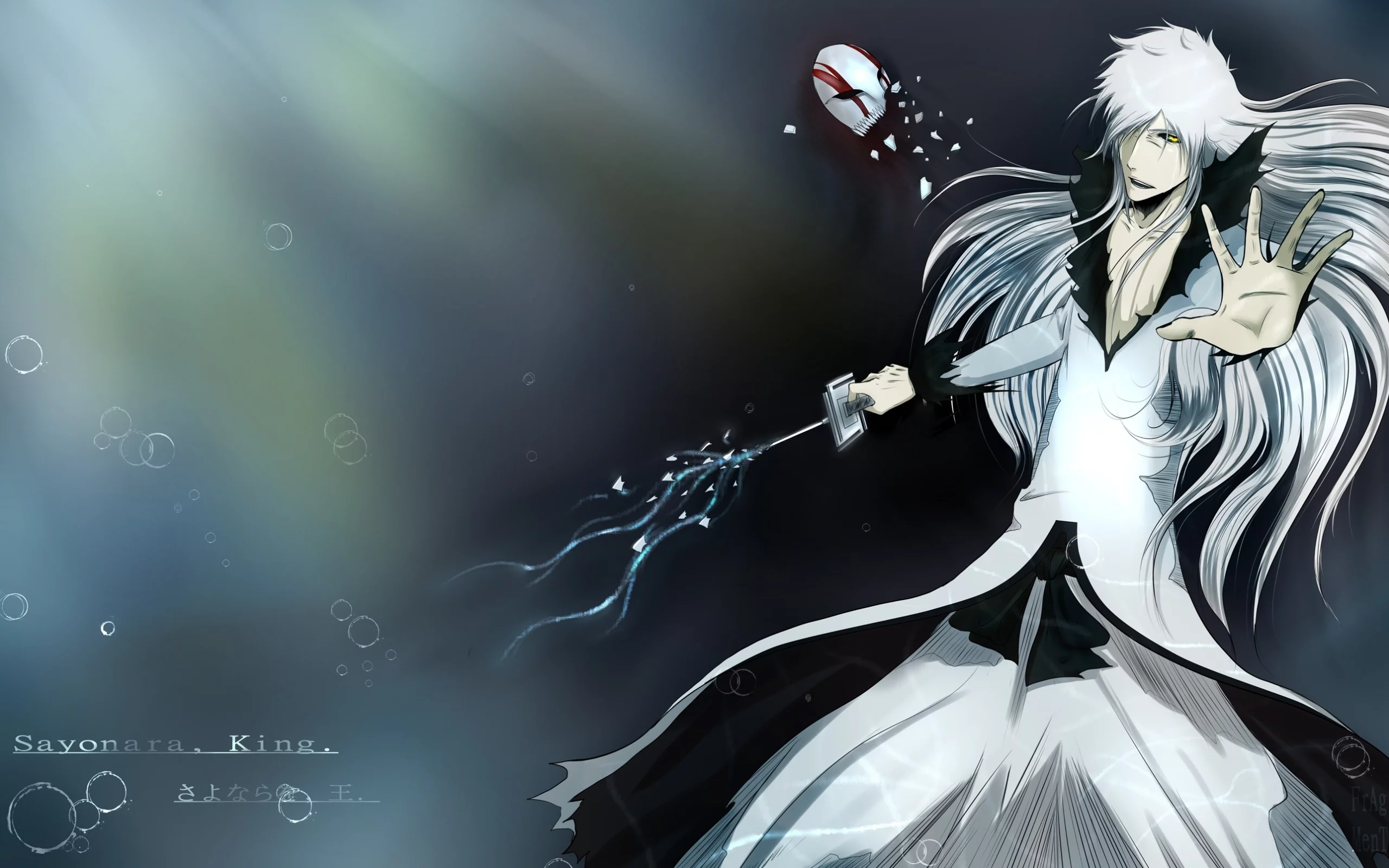 взгляд, art, оружие, ifragmentix, слезы, парень, kurosaki ichigo, меч