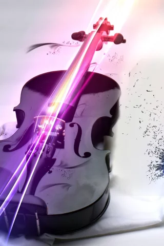черное, нота, на белом, вдохновение, скрипка, violin