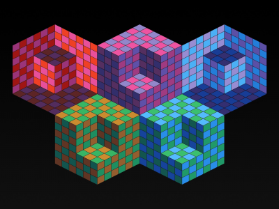 куб, ромб, олимпиада, 3d, цвет, объем, кубик