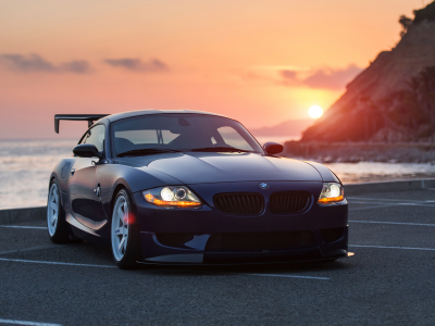 бмв, bmw z4, авто, car, закат