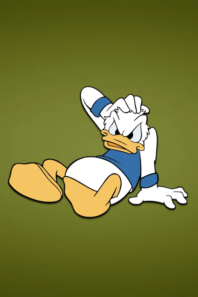 зеленоватый фон, хмуристый, утка, дисней, walt disney