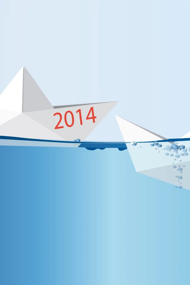 2014, 2014, concept, концепция, happy new year, с новым годом, ship in water
