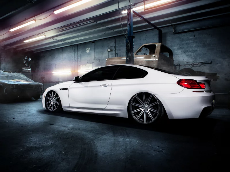 bmw, белая, white, м6, m6, бмв, гараж