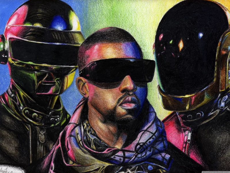 томас бангальте, kanye west, thomas bangalter