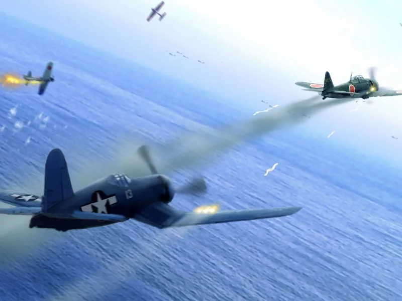aircraft, airplane, aviation, dogfight, japanese aircraft, war, art, airplane, ww2
