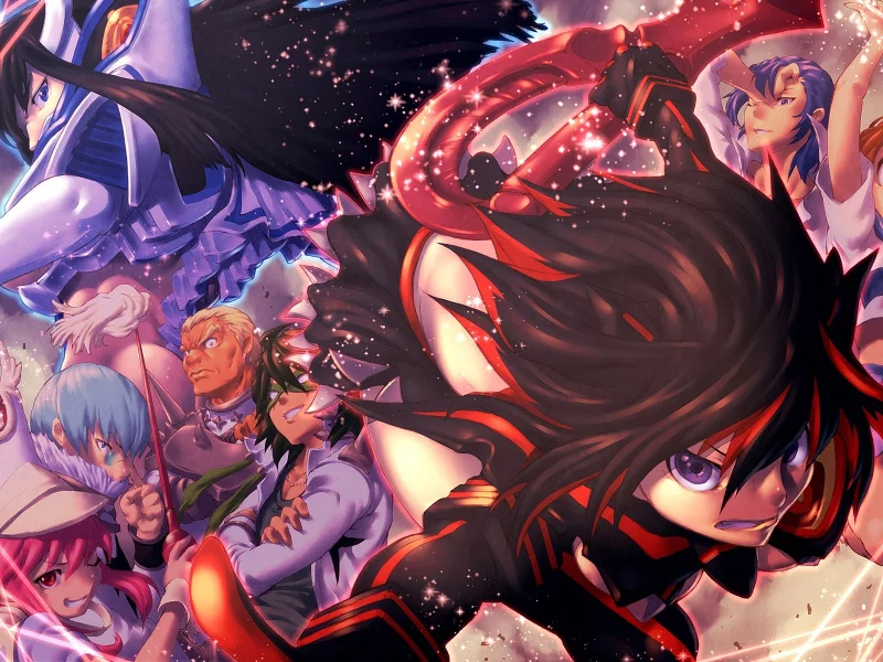 Kill la kill, мако, рюко, сацуки