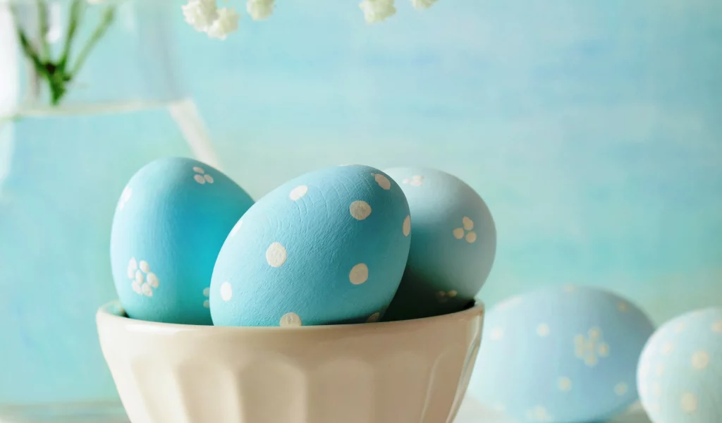 blue, цветы, яйца, flowers, eggs, easter, пасха, pastel