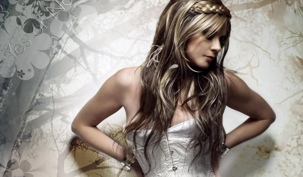 косички, sarah brightman, корсет