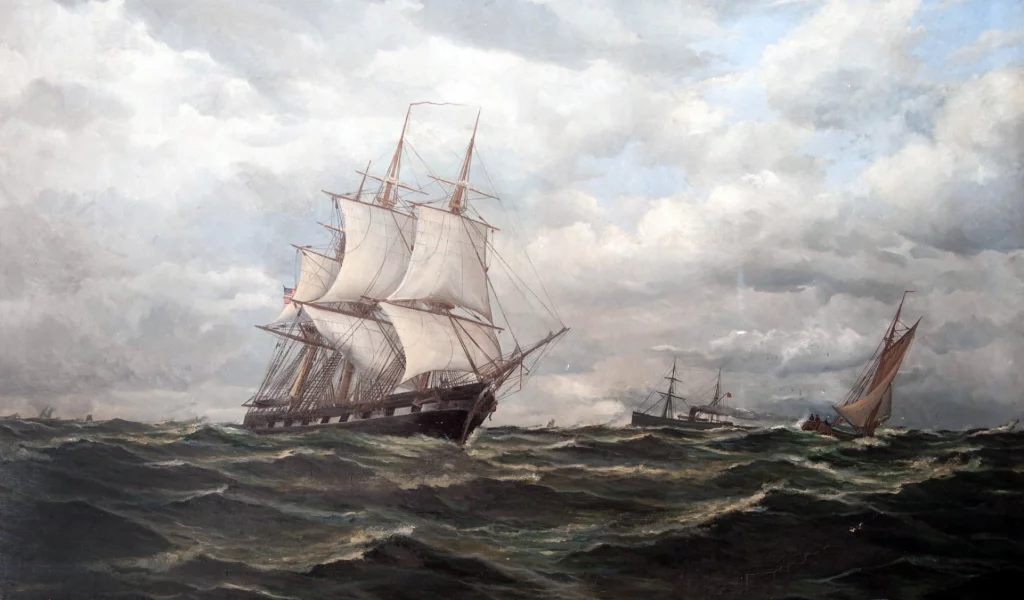&amp;quot;корабли на море&amp;quot;, художник