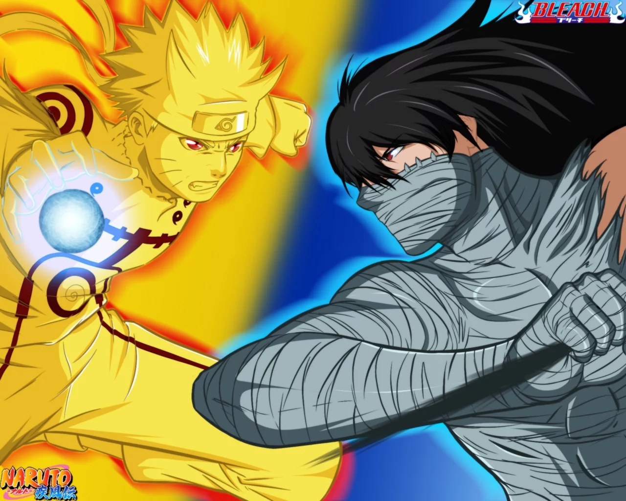 mugetsu, naruto shippuden, uzumaki, crossover, kurosaki, ichigo, bleach, naruto vs ichigo, naruto