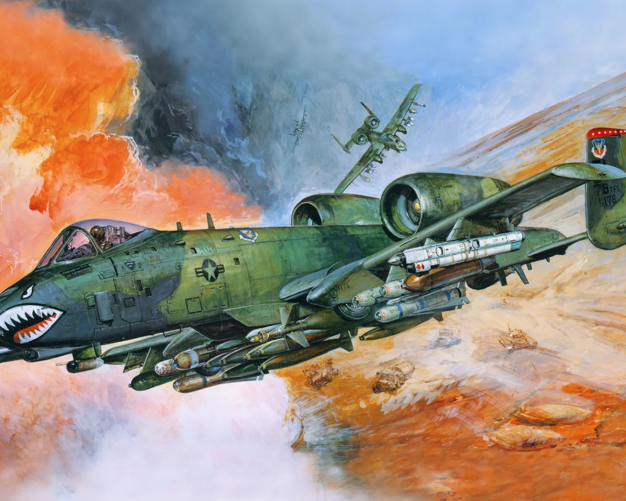 ввс сша, самолёт, авиация, штурмовик, американский, a-10