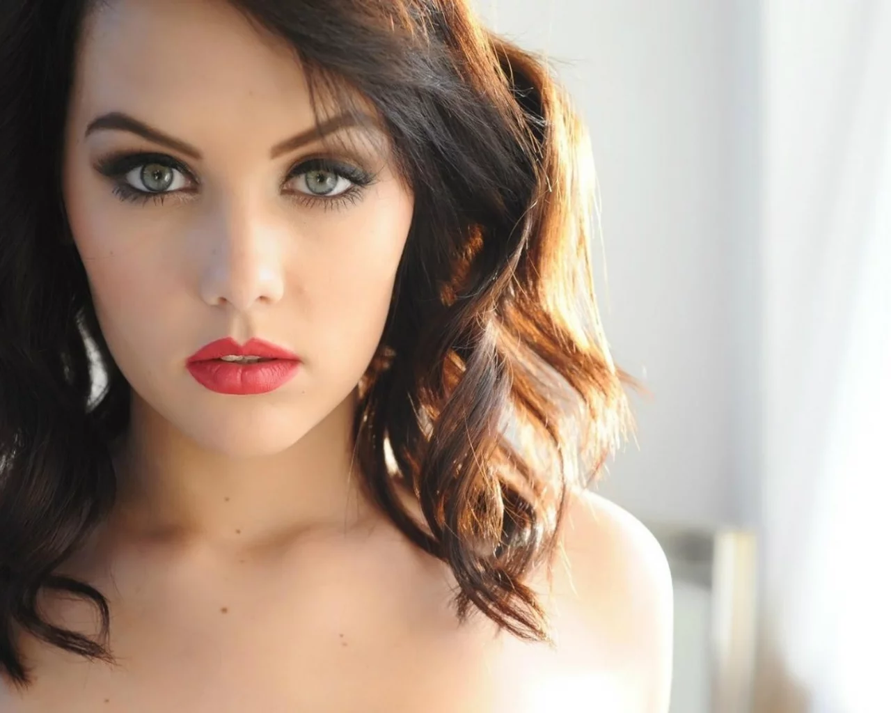 модель, брюнетка, девушка, mellisa clarke, лицо