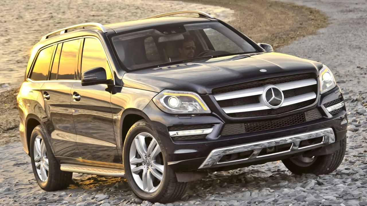 джип, передок, mercedes-benz, gl, 450, берег, вода, гл, мерседес