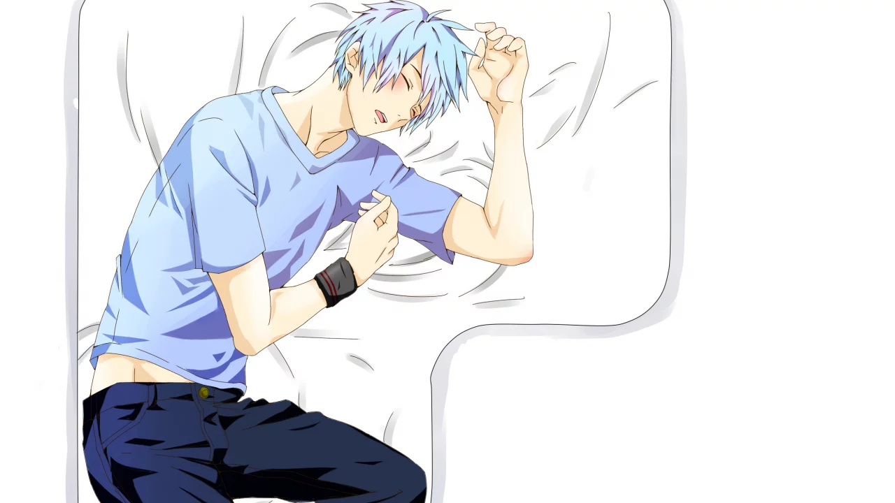 спит, баскетбол куроко, парень, kuroko tetsuya, сон, kuroko no basket
