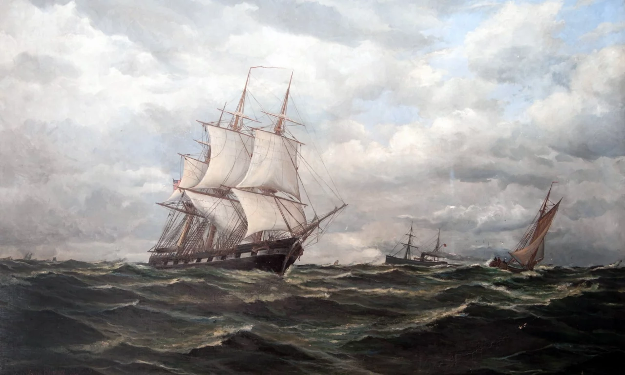 &amp;quot;корабли на море&amp;quot;, художник