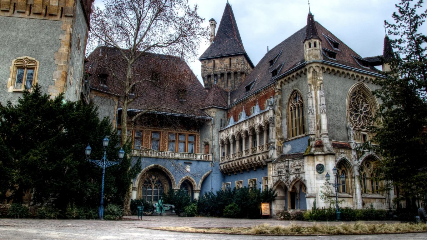венгрия, город, budapest, замок, будапешт, magyarorsz__g, vajdahunyad