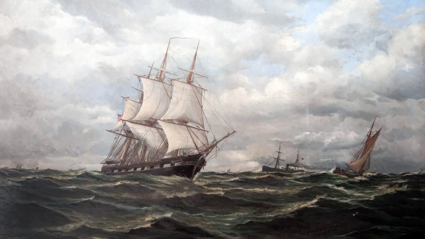 &amp;quot;корабли на море&amp;quot;, художник