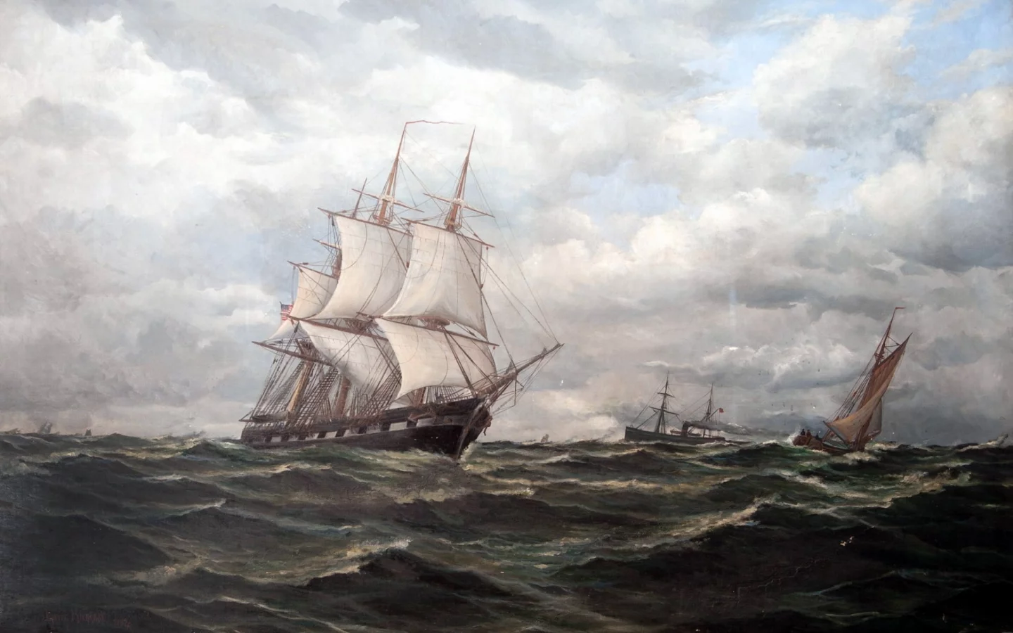 &amp;quot;корабли на море&amp;quot;, художник