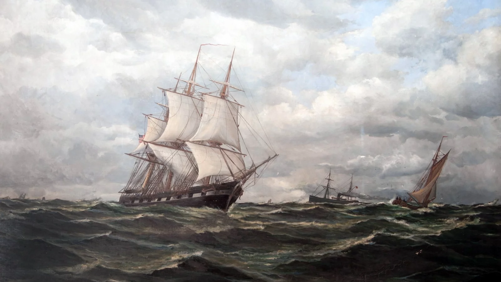 &amp;quot;корабли на море&amp;quot;, художник