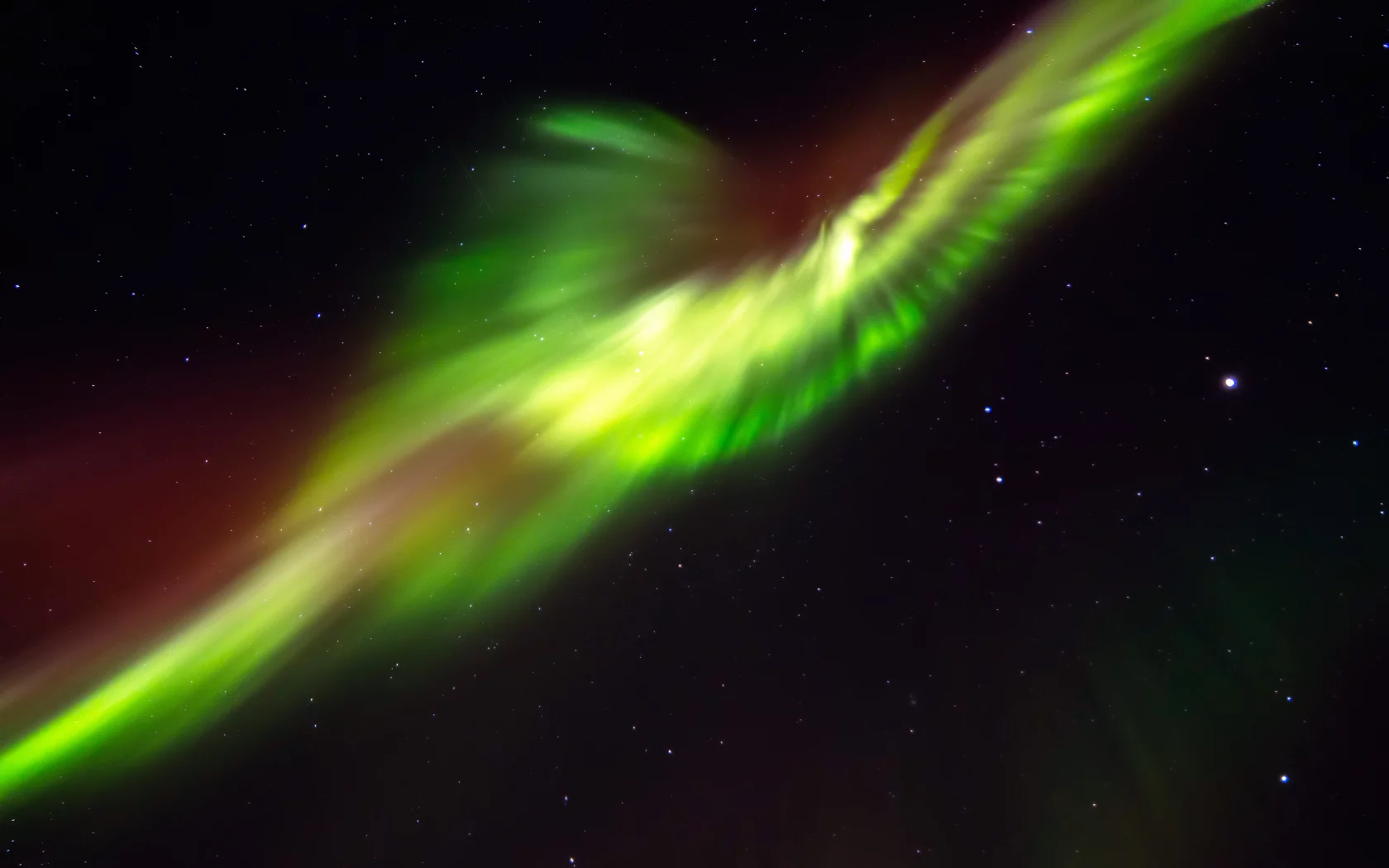 звезды, skaftafell, небо, massive aurora, северное сияние